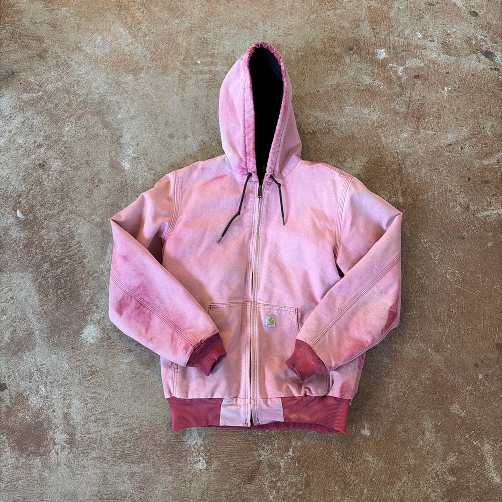 Carhartt Light Pink Hooded Jacket